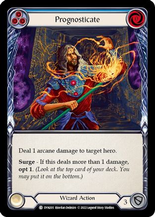 Prognosticate (Blue) (DYN205) [Dynasty] Rainbow Foil - Deck Out Gaming