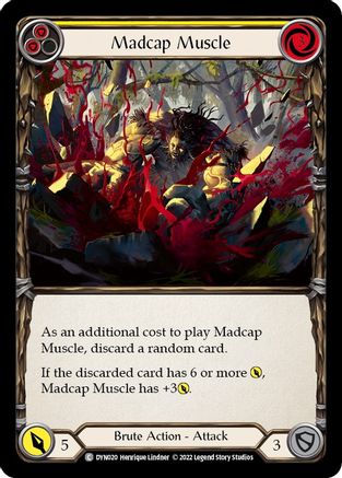 Madcap Muscle (Yellow) (DYN020) [Dynasty] - Deck Out Gaming