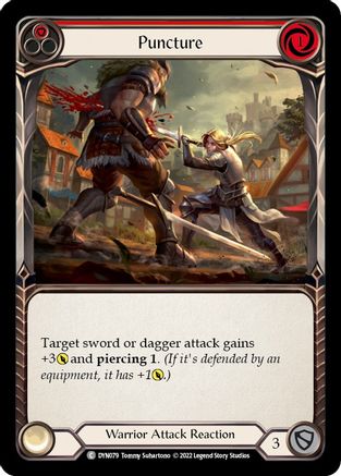 Puncture (Red) (DYN079) [Dynasty] - Deck Out Gaming