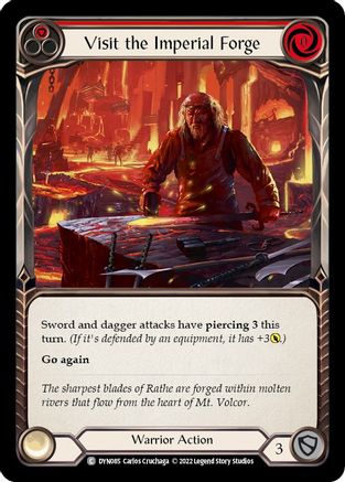 Visit the Imperial Forge (Red) (DYN085) [Dynasty] - Deck Out Gaming