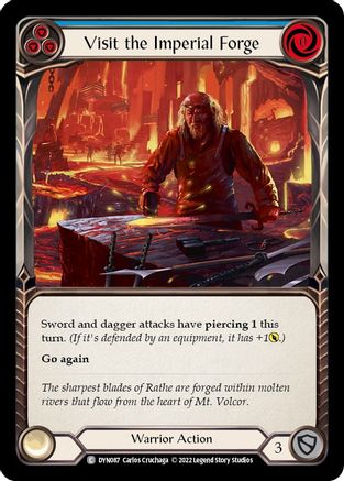 Visit the Imperial Forge (Blue) (DYN087) [Dynasty] - Deck Out Gaming