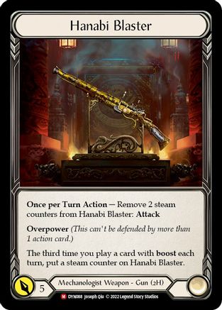 Hanabi Blaster (DYN088) [Dynasty] Rainbow Foil - Deck Out Gaming