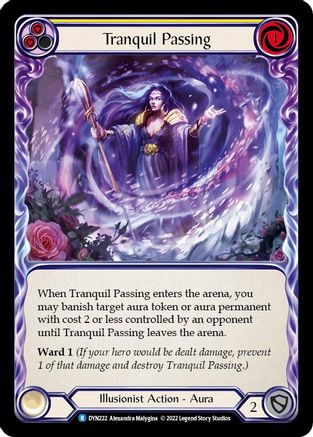 Tranquil Passing (Yellow) (DYN222) [Dynasty] Rainbow Foil - Deck Out Gaming