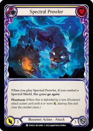 Spectral Prowler (Yellow) (DYN225) [Dynasty] Rainbow Foil - Deck Out Gaming