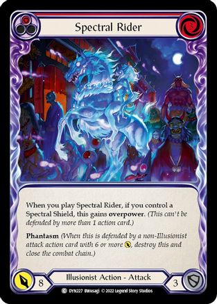 Spectral Rider (Red) (DYN227) [Dynasty] - Deck Out Gaming