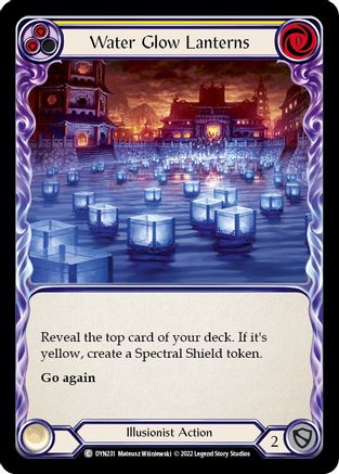 Water Glow Lanterns (Yellow) (DYN231) [Dynasty] Rainbow Foil - Deck Out Gaming