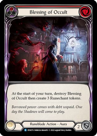 Blessing of Occult (Red) (DYN179) [Dynasty] - Deck Out Gaming
