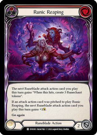 Runic Reaping (Red) (DYN185) [Dynasty] - Deck Out Gaming