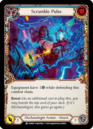 Scramble Pulse (Blue) (DYN097) [Dynasty] Rainbow Foil - Deck Out Gaming