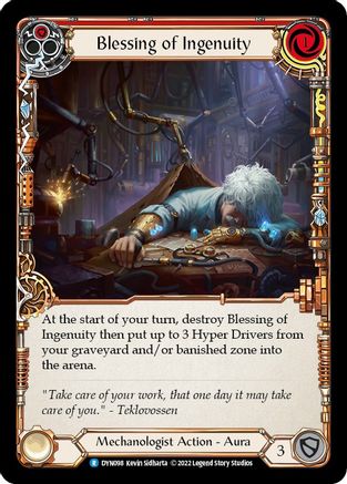 Blessing of Ingenuity (Red) (DYN098) [Dynasty] - Deck Out Gaming
