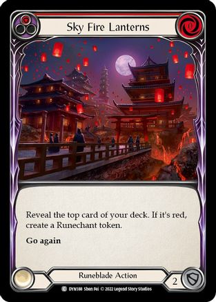 Sky Fire Lanterns (Red) (DYN188) [Dynasty] - Deck Out Gaming
