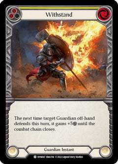 Withstand (Yellow) (DYN043) [Dynasty] - Deck Out Gaming