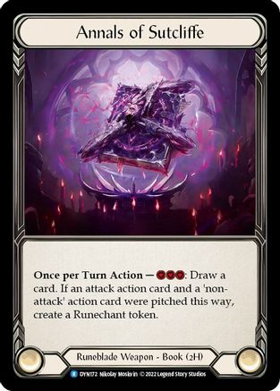 Annals of Sutcliffe (DYN172) [Dynasty] Rainbow Foil - Deck Out Gaming