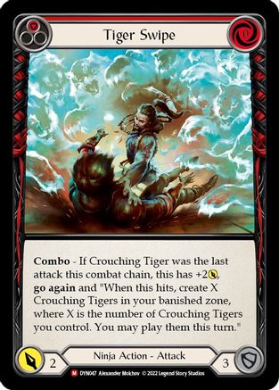 Tiger Swipe (DYN047) [Dynasty] - Deck Out Gaming