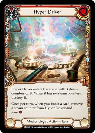 Hyper Driver (Red) (DYN110) [Dynasty] Cold Foil - Deck Out Gaming