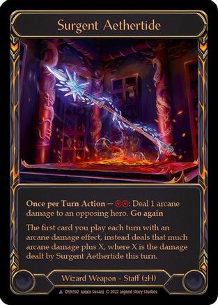 Surgent Aethertide (Marvel) (DYN192) [Dynasty] Cold Foil - Deck Out Gaming