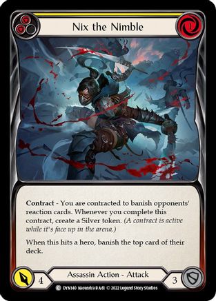 Nix the Nimble (Yellow) (DYN140) [Dynasty] - Deck Out Gaming