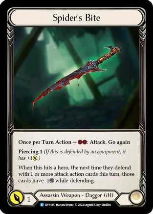 Spider's Bite (115) (DYN115) [Dynasty] Rainbow Foil - Deck Out Gaming
