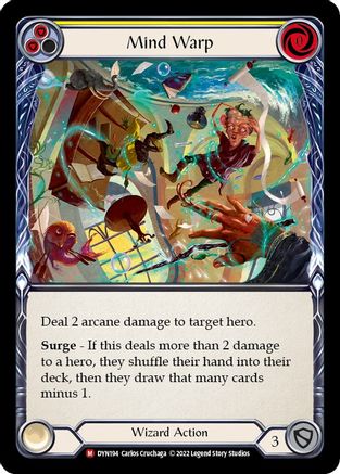 Mind Warp (DYN194) [Dynasty] Rainbow Foil - Deck Out Gaming