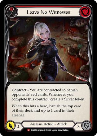 Leave No Witnesses (DYN120) [Dynasty] - Deck Out Gaming