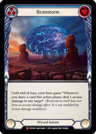Brainstorm (DYN196) [Dynasty] Rainbow Foil - Deck Out Gaming
