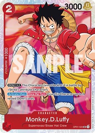 Monkey.D.Luffy (024) (OP01-024) [Romance Dawn] Foil - Deck Out Gaming