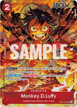Monkey.D.Luffy (024) (Parallel) (OP01-024) [Romance Dawn] Foil - Deck Out Gaming
