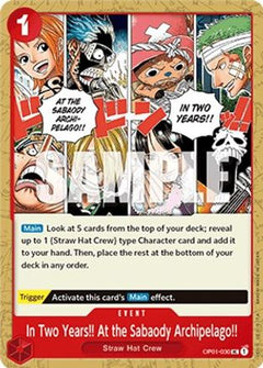 In Two Years!! At the Sabaody Archipelago!! (OP01-030) [Romance Dawn] - Deck Out Gaming