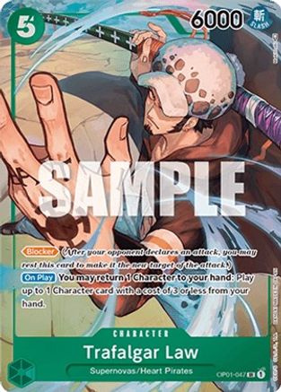 Trafalgar Law (047) (Parallel) (OP01-047) [Romance Dawn] Foil - Deck Out Gaming