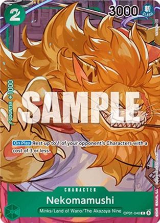 Nekomamushi (Box Topper) (OP01-048) [Romance Dawn] Foil - Deck Out Gaming