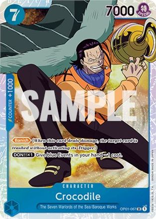 Crocodile (067) (OP01-067) [Romance Dawn] Foil - Deck Out Gaming