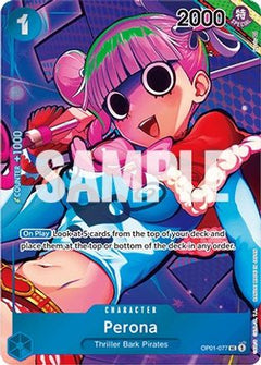 Perona (Box Topper) (OP01-077) [Romance Dawn] Foil - Deck Out Gaming