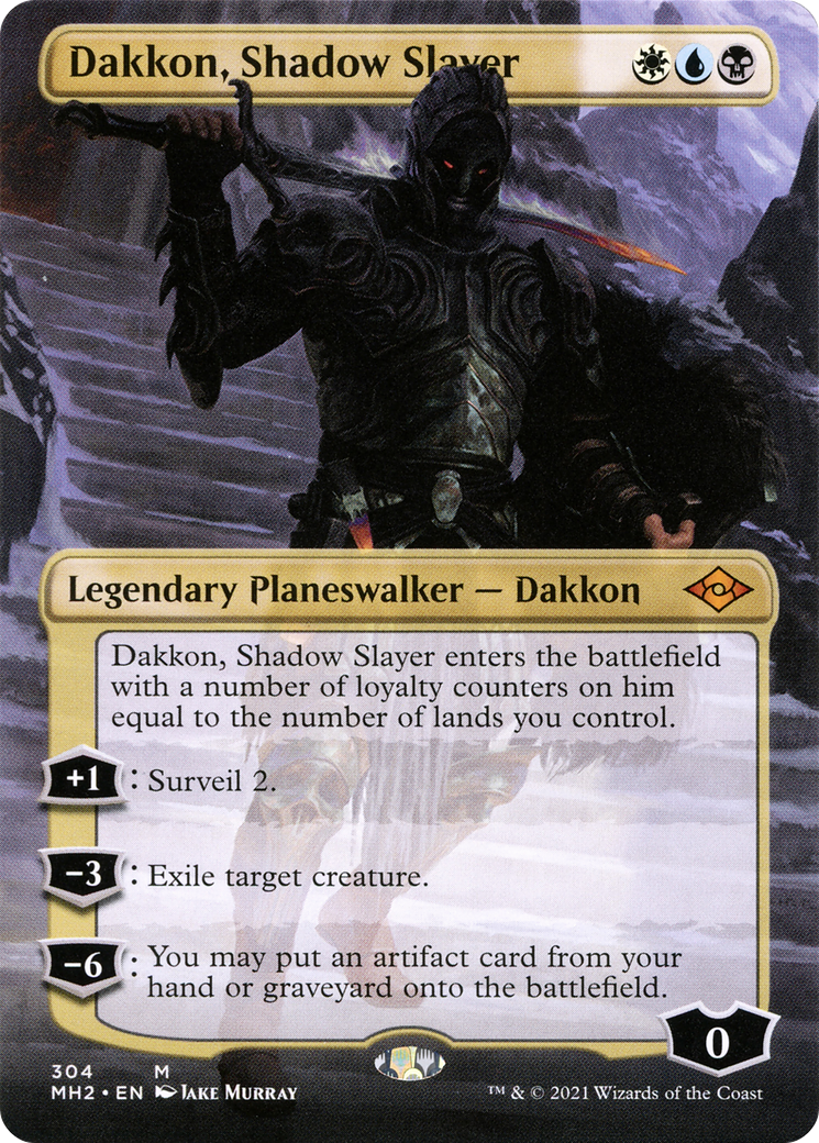 Dakkon, Shadow Slayer (Borderless) (304) [Modern Horizons 2] - Deck Out Gaming