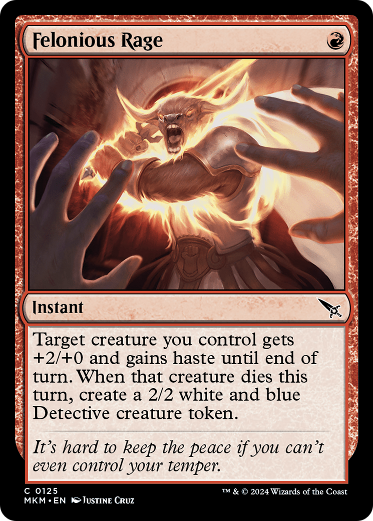 Felonious Rage (125) [Murders at Karlov Manor] foil - Deck Out Gaming