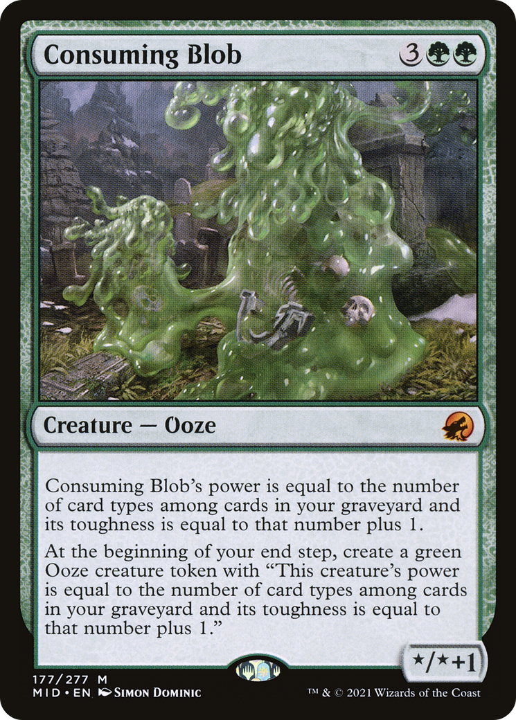 Consuming Blob (177) [Innistrad: Midnight Hunt] - Deck Out Gaming