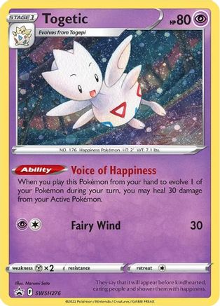 Togetic - SWSH276 (SWSH276) [SWSH: Sword & Shield Promo Cards] Holofoil - Deck Out Gaming