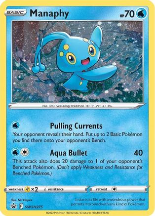 Manaphy - SWSH275 (SWSH275) [SWSH: Sword & Shield Promo Cards] Holofoil - Deck Out Gaming