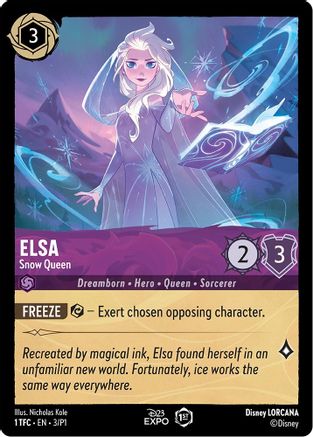 Elsa - Snow Queen (3) [D23 Promos] Holofoil