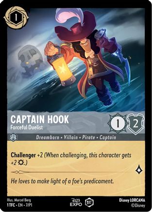 Captain Hook - Forceful Duelist (7) [D23 Promos] Holofoil