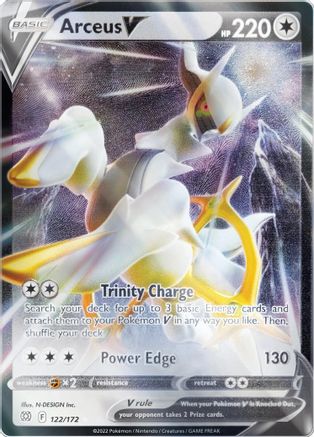Arceus V - 122/172 (Metal Card) (122) [Miscellaneous Cards & Products] Holofoil - Deck Out Gaming