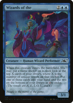 Wizards of the _______ (Galaxy Foil) (350) [Unfinity] foil - Deck Out Gaming