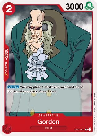 Gordon (OP01-011) [Romance Dawn] - Deck Out Gaming