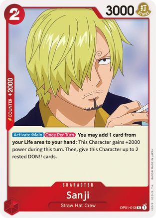 Sanji (OP01-013) [Romance Dawn] Foil - Deck Out Gaming