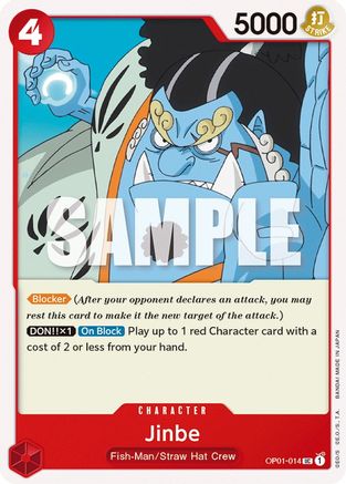 Jinbe (014) (OP01-014) [Romance Dawn] - Deck Out Gaming