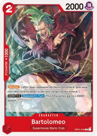 Bartolomeo (OP01-019) [Romance Dawn] - Deck Out Gaming
