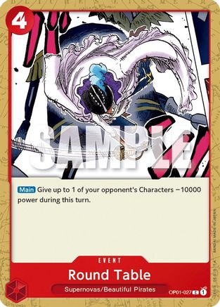 Round Table (OP01-027) [Romance Dawn] - Deck Out Gaming