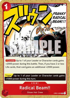 Radical Beam!! (OP01-029) [Romance Dawn] - Deck Out Gaming