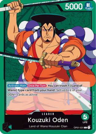 Kouzuki Oden (OP01-031) [Romance Dawn] - Deck Out Gaming