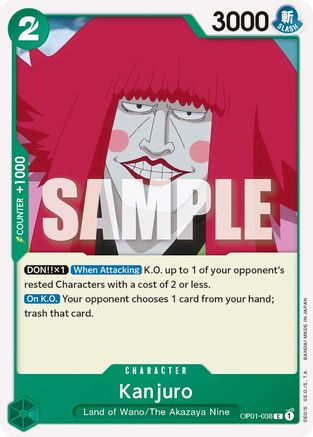 Kanjuro (OP01-038) [Romance Dawn] - Deck Out Gaming