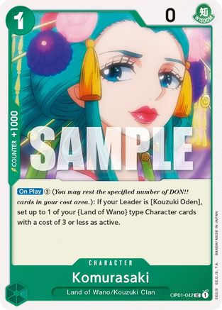 Komurasaki (OP01-042) [Romance Dawn] - Deck Out Gaming